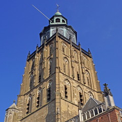 Fototapeta na wymiar Groene Kerk in ZUTPHEN ( Niederlande ) 