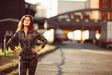 Fashion Girl in the men industry 