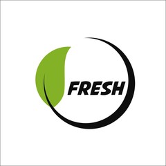 fresh icon for natural product