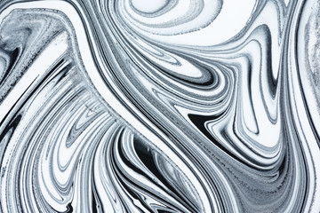 Mix of a white and black paint.