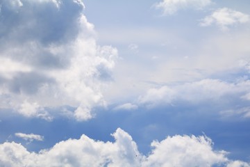 Obraz premium blue sky and cloud beautiful colorful in nature with copy space for add text