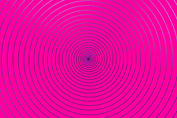 Dark concentric spiral on glowing background