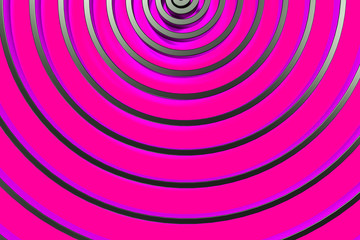 Dark concentric spiral on glowing background