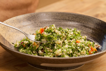 Quinoa Salad with greens