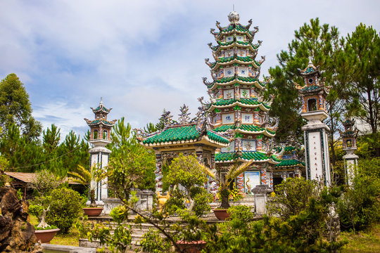 Linh Son Pagoda in Da Lat, Vietnam