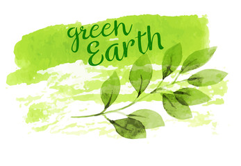 зеленый логотип зеленая земля
