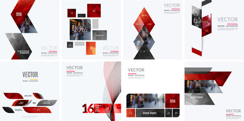 Business vector design elements for graphic layout. Modern abstr