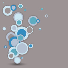 
Vector background with color circles