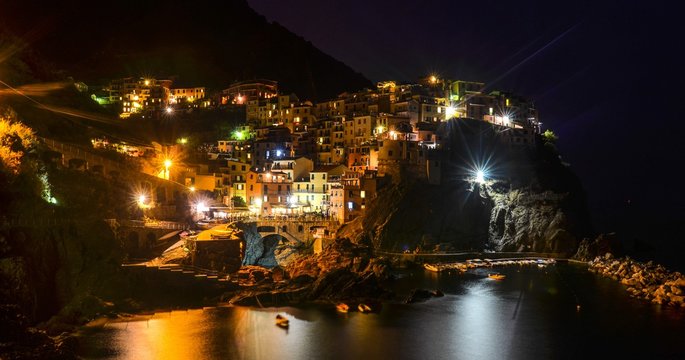 Night at the Manarola, Cinque Terre