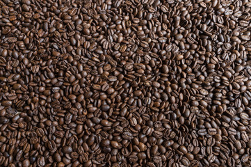 roasted coffee beans, can be used as a background
