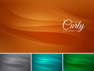 curly abstract background