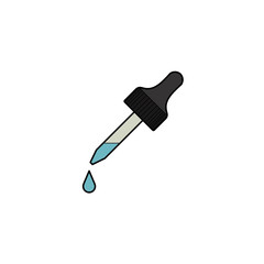 Eye Drop Bottle Isolate On White Background vector
