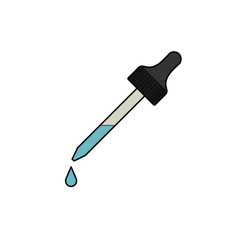 Eye Drop Bottle Isolate On White Background vector
