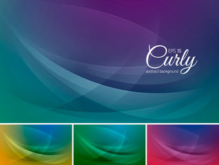 curly abstract background