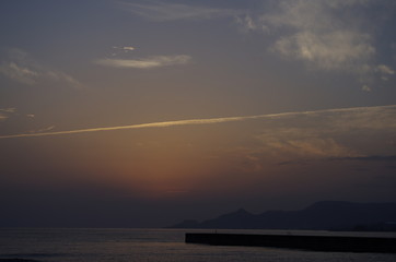 夕暮れ