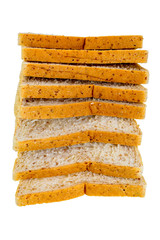 bread isolate and white background