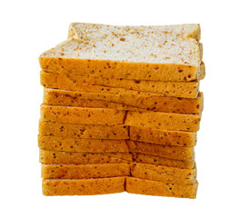 bread isolate and white background