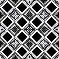 Seamless vector decorative hand drawn pattern. ethnic endless background with ornamental decorative elements with traditional etnic motives, tribal geometric figures. Print for wrapping, background