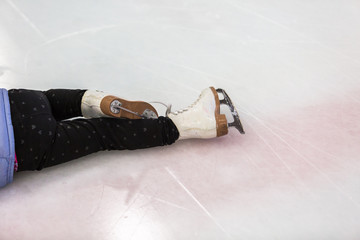 Little ice skater