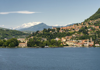 Fototapeta na wymiar Lake of Como at Blevio
