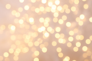 Festive background with bokeh lights. Christmas and New year