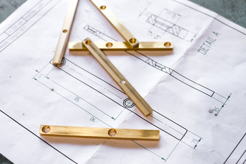 measuring metal component, cnc metalwork
