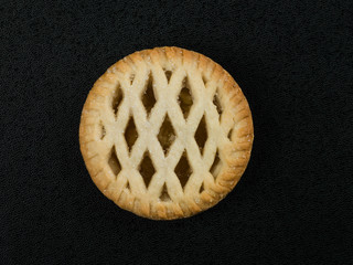 Lattice Topped Individual Bramley Apple Pie