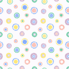 Vector seamless pattern, graphic illustration