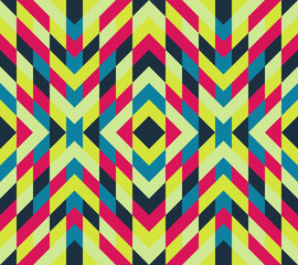 Seamless mosaic pattern. Geometric background. Vector Illustration.