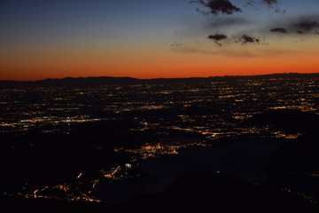 Pianura Padana by night