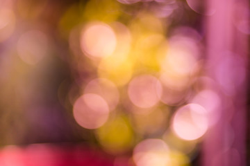 Beautiful bokeh colors.