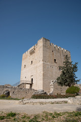 Fototapeta na wymiar Antique Kolossi castle near Limassol, Cyprus