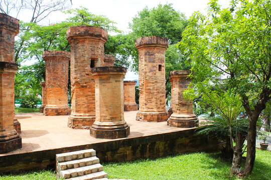 Travel to Vietnam, the temple complex of Cham towers Po Nagar, Nha Trang