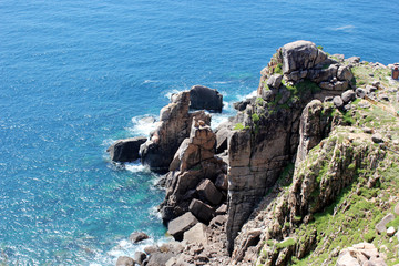 Travel in Vietnam, views of the coast from the observation deck of the lighthouse of Ke GA