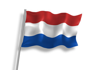 Drapeau des Pays-Bas en qualit&eacute; vectorielle 