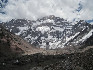 Obraz premium Aconcagua, national parc, Argentina