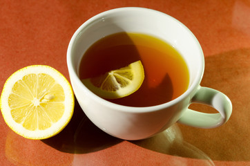 tea with lemon