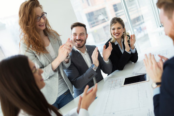 Business meeting and teamwork by business people