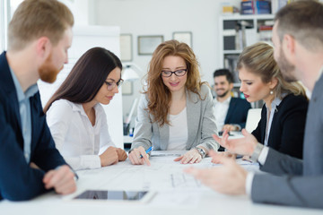 Business meeting and teamwork by business people