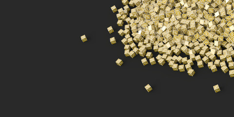 Infinite discount symbols 3d rendering