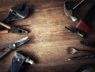 grungy old tools