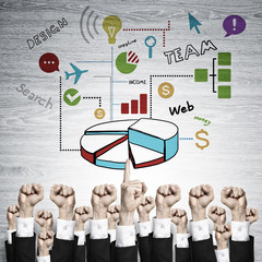 Business and teamwork concept