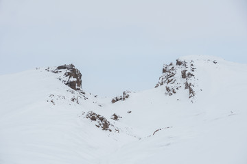 Fototapeta na wymiar The Mid Atlantic Ridge Tectonic Plate Boundary in Iceland.