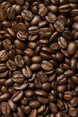 Coffee beans background