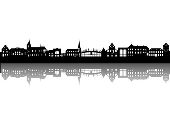 Moenchengladbach Silhouette