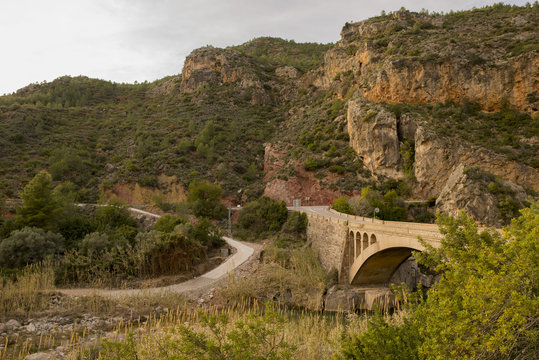 Landscape around Argelita in Castellon