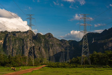 Electrical power lines 