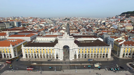 Arch in Rua Augusta at Commerce Square, Lisbon, Portugal © gustavofrazao