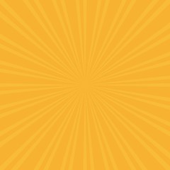 Obraz premium Retro Sunburst background. Centric Yellow vector pattern, Flat Sun Rays vector illustration.