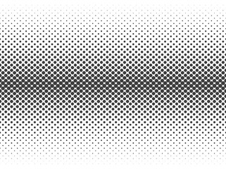 Abstract halftone. Black dots isolated on white background. Halftone Vector illustration. Trendy style, seamless